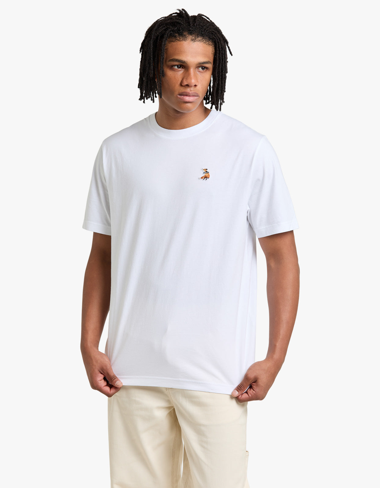 Dreaming Fox Comfort Tee Shirt - White