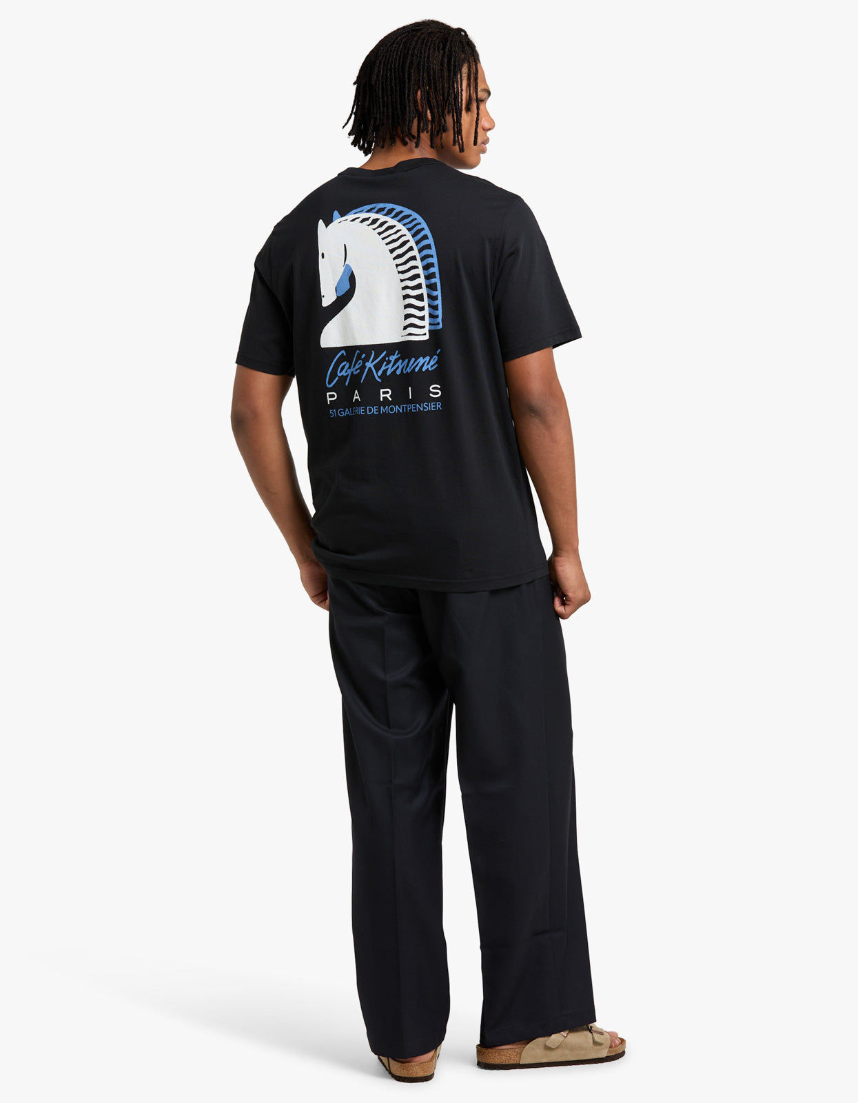 Year Of The Horse Relax Tee Shirt - Black