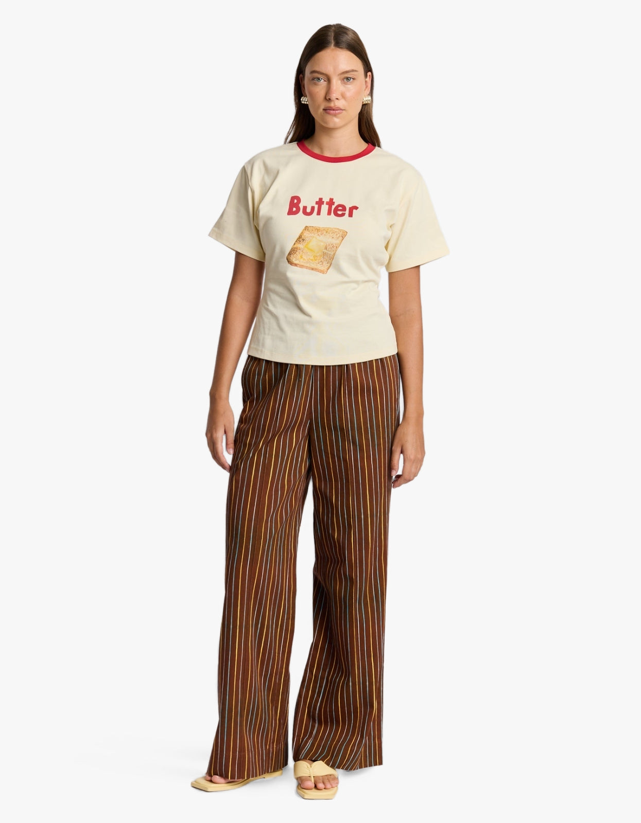 Butter On Toast Fitted Tee - Butter