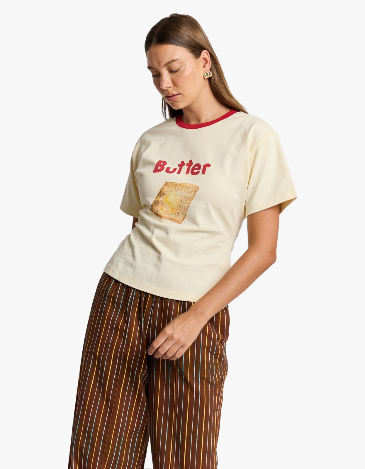 Butter On Toast Fitted Tee - Butter