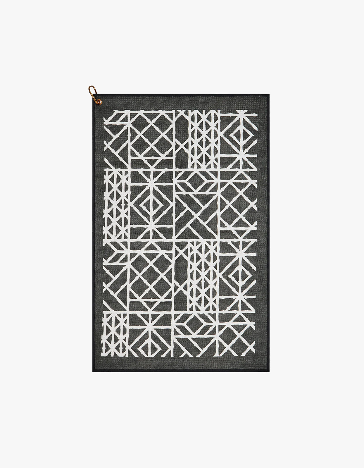 Antilles Golf Towel - Dark Olive/Cream