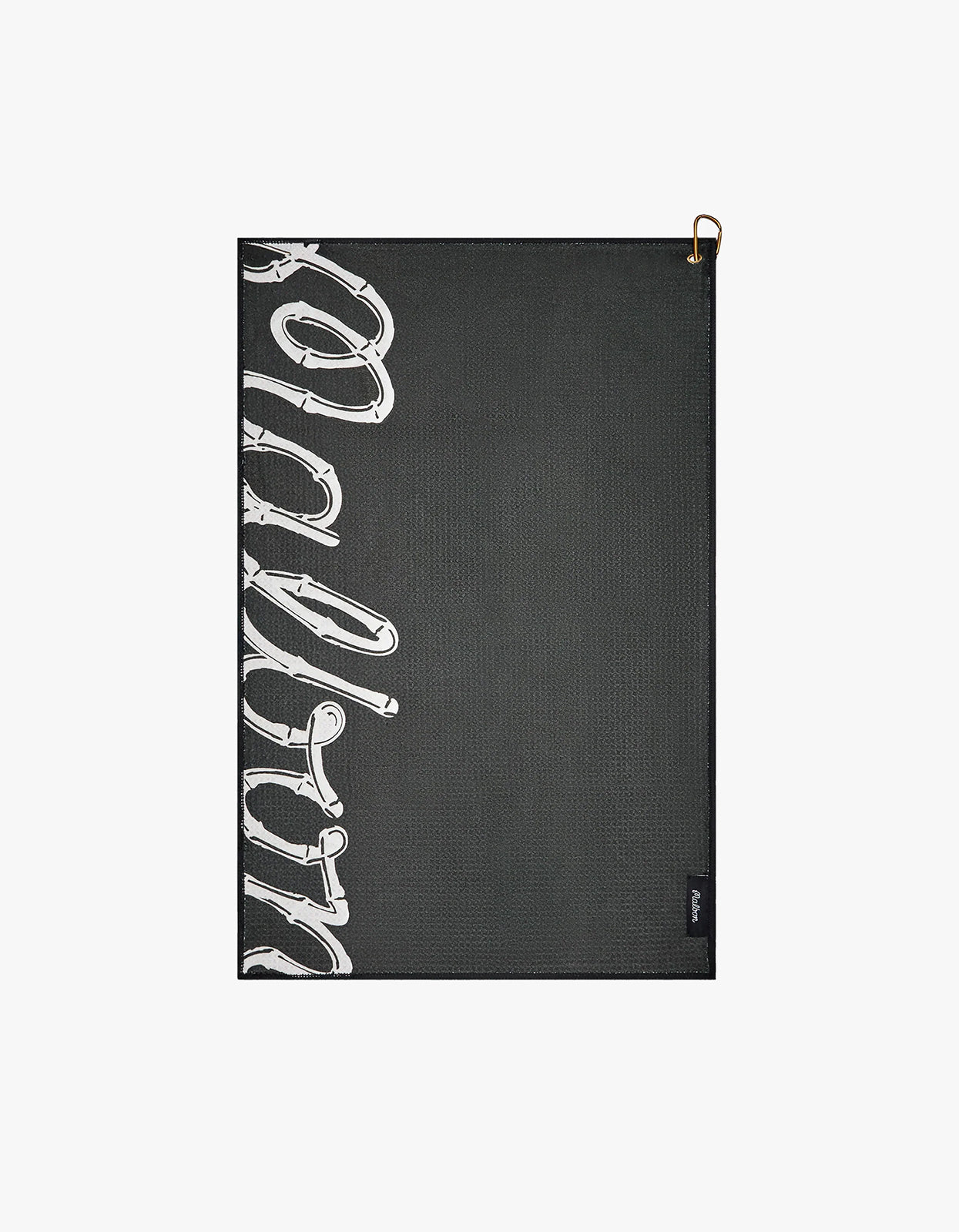 Antilles Golf Towel - Dark Olive/Cream