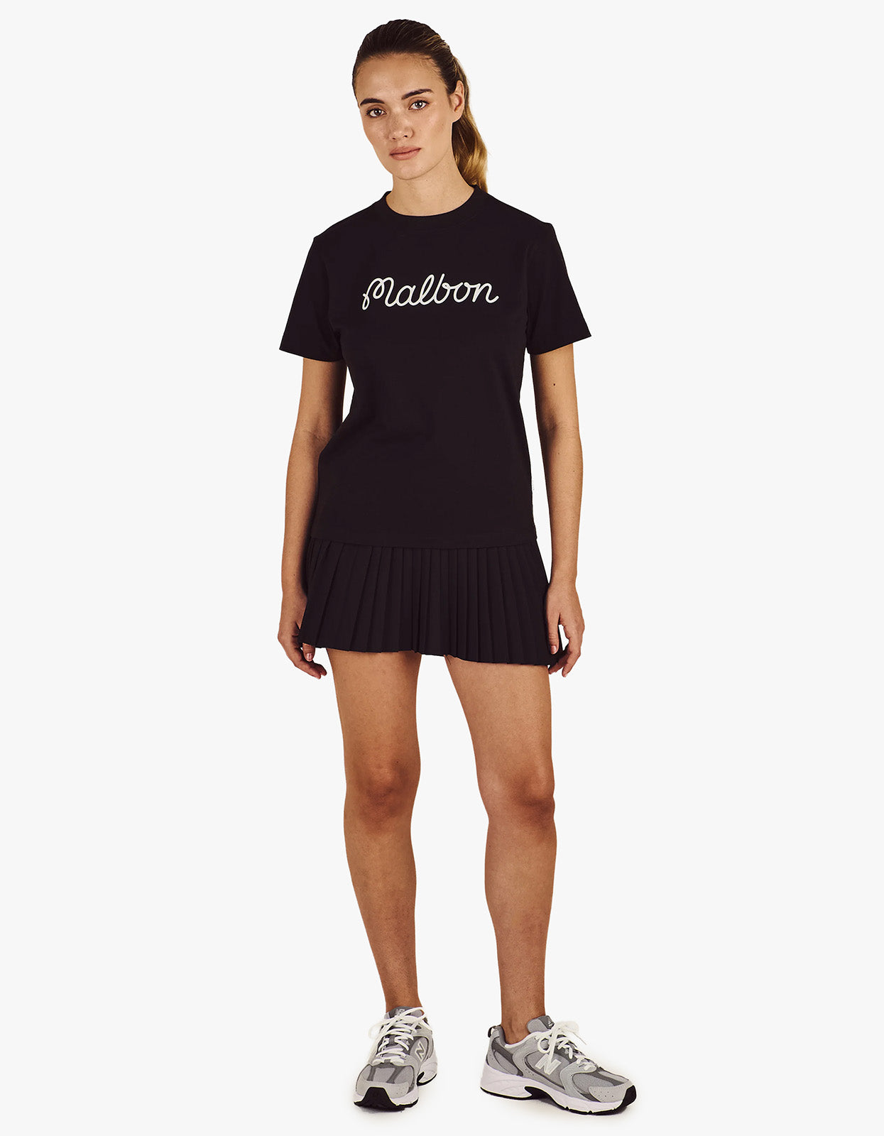 Cosette Script Tee - Black