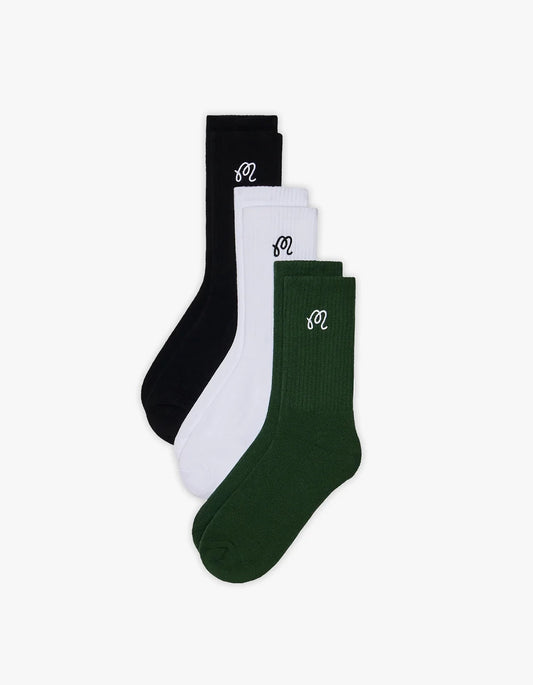 M Crew Sock Pack - Multi