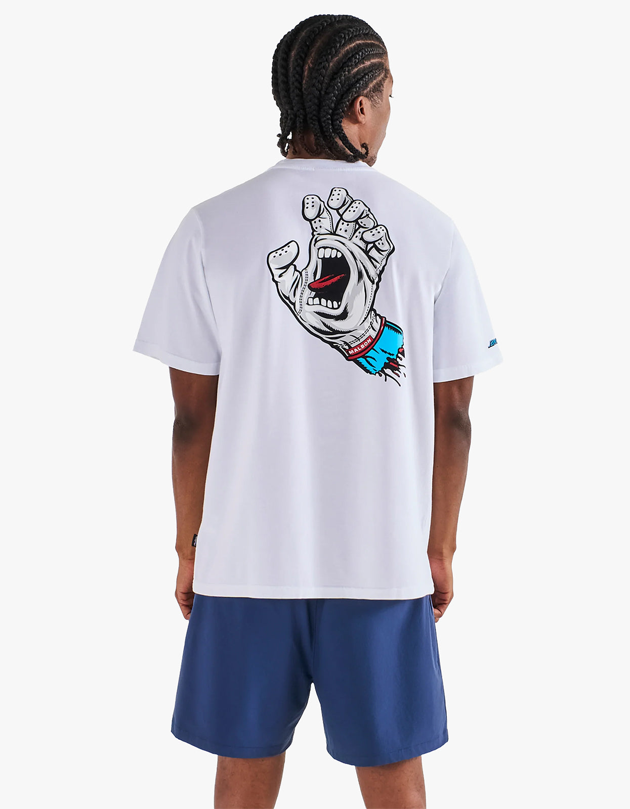 Bermuda Screaming Hand Tee - White