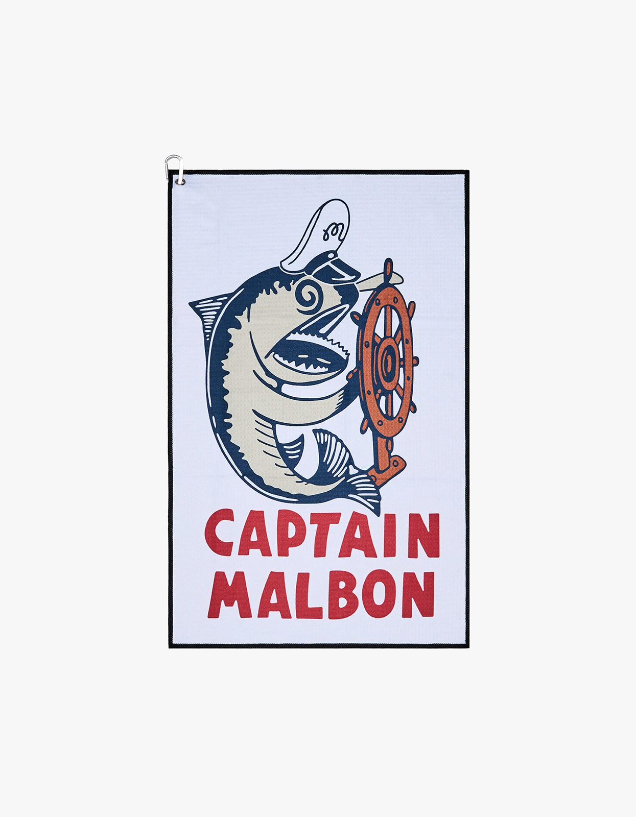 Captain Malbon Golf Towel - White