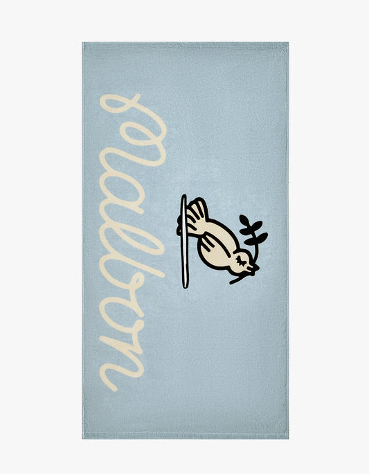 Hawk & Dove Golf Towel - Light Blue