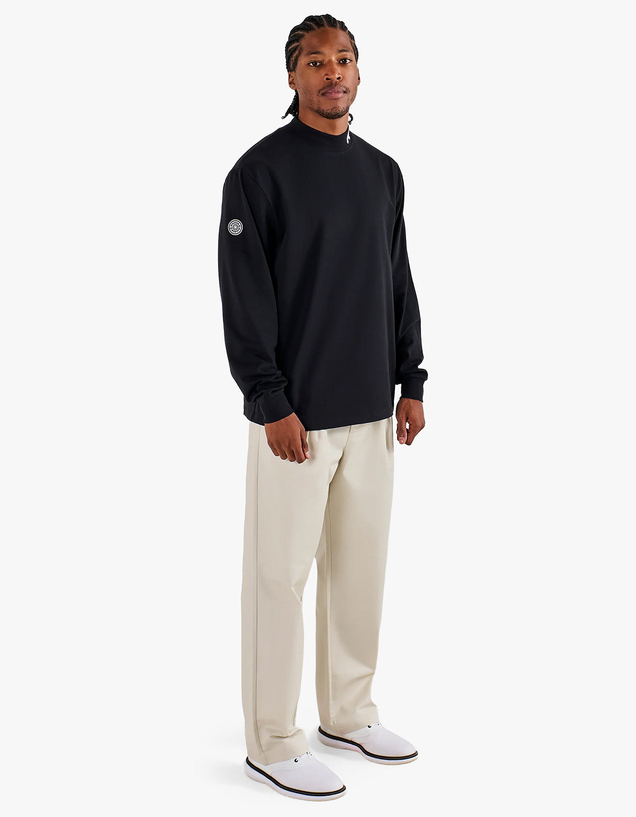 Reverse Pleat Trouser - Ivory