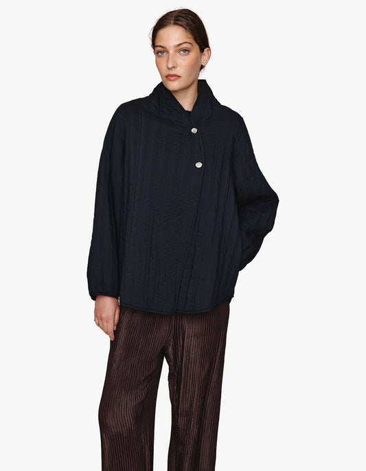 Agnes Jacket - Black/Tapenade