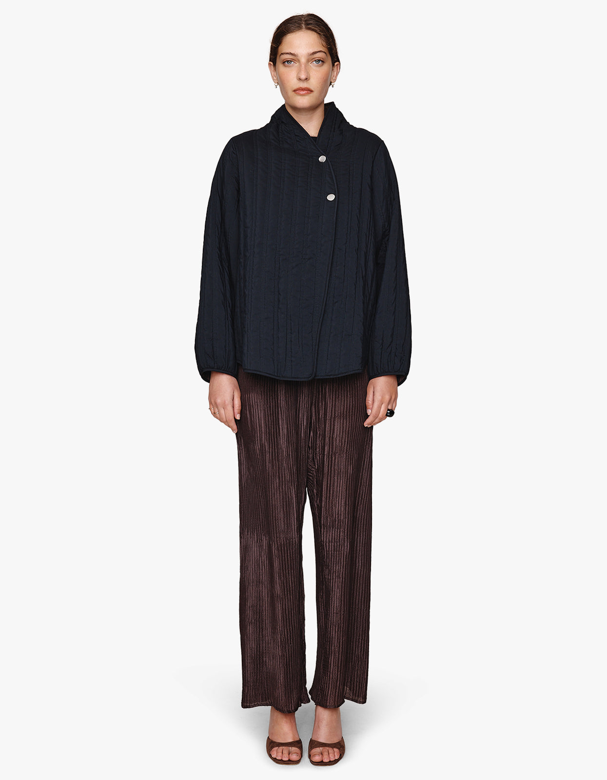 Agnes Jacket - Black/Tapenade