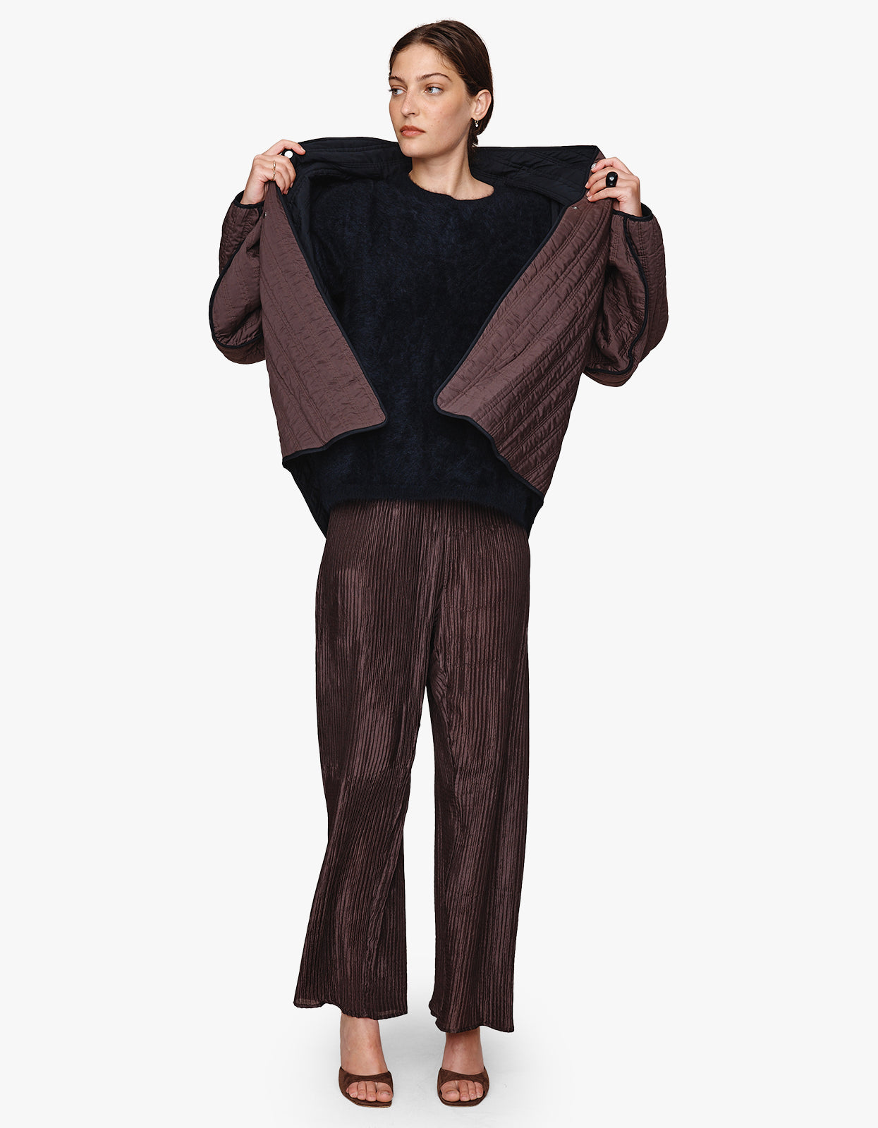 Agnes Jacket - Black/Tapenade