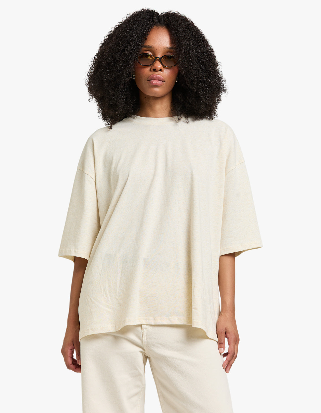 Austin Tee - Oat Marle