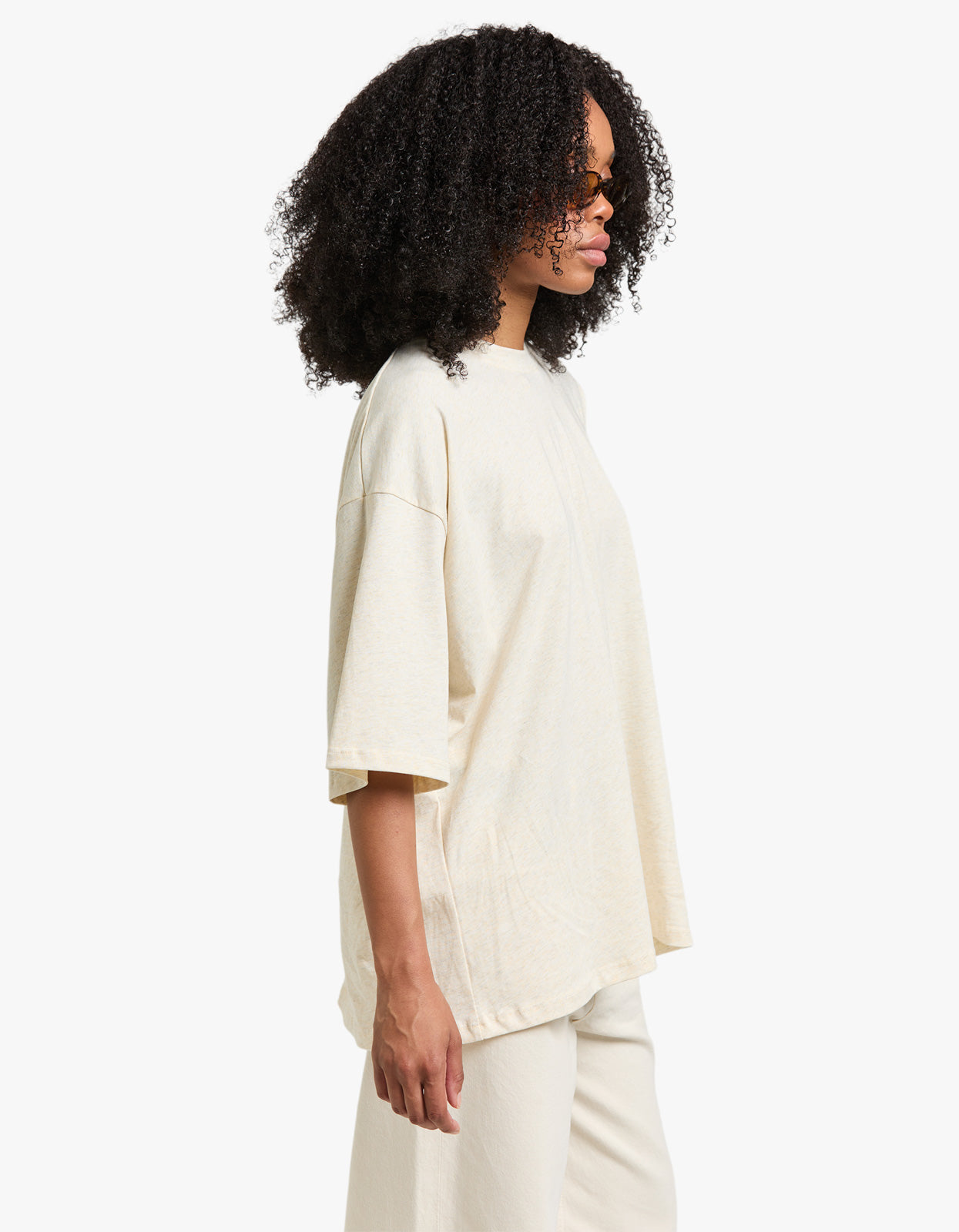 Austin Tee - Oat Marle