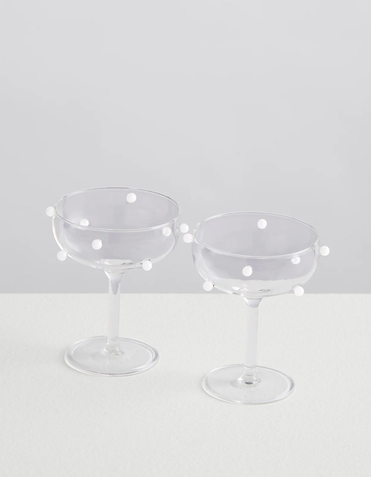 Pomponette Coupes - Clear/Opaque/White