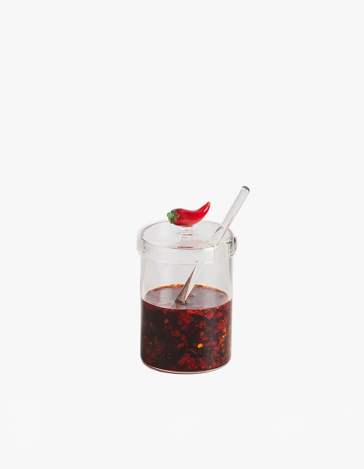 Crispy Chilli Oil Jar - Clear