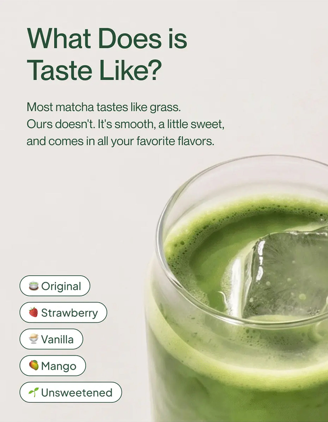Mango Matcha Latte
