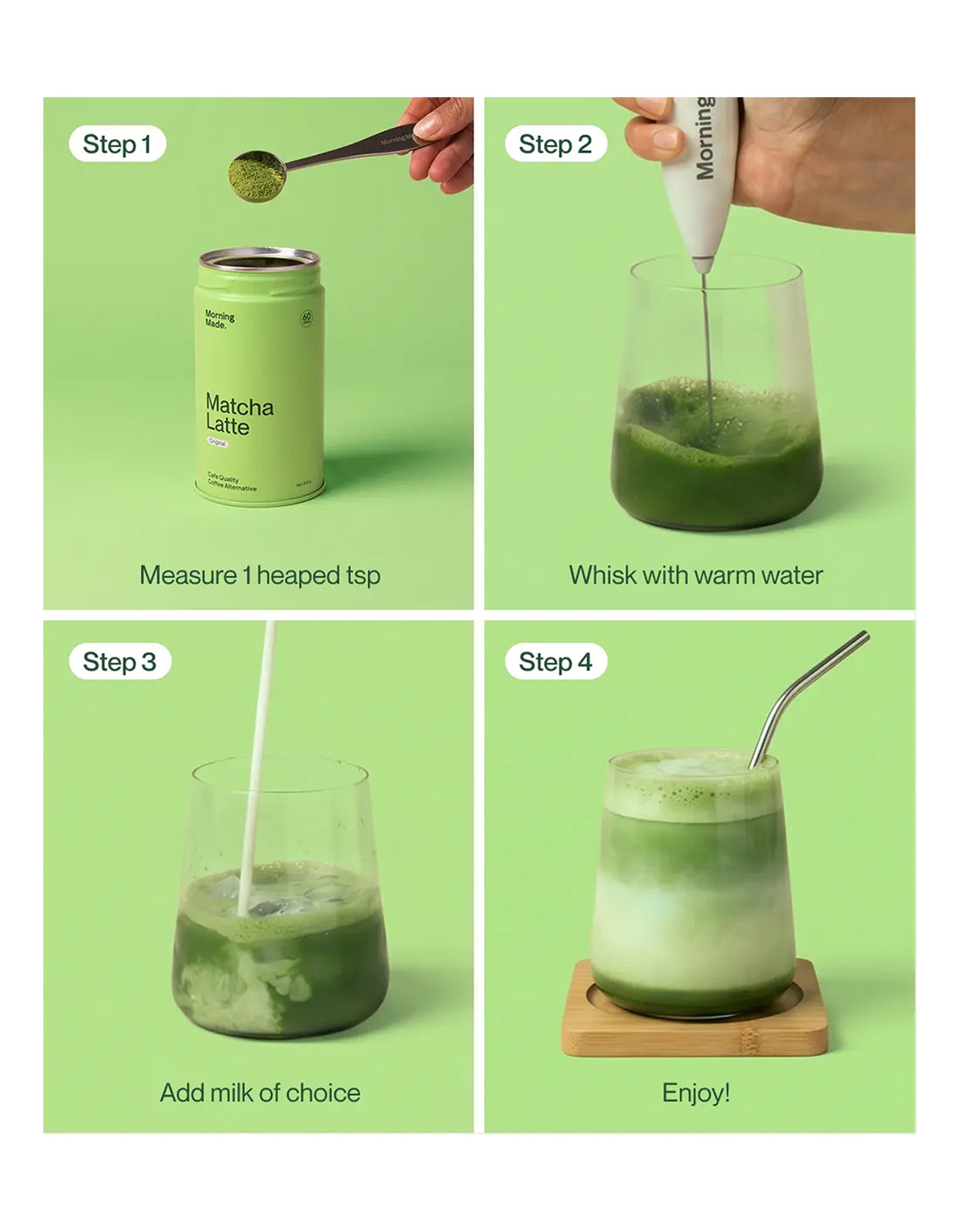 Mango Matcha Latte