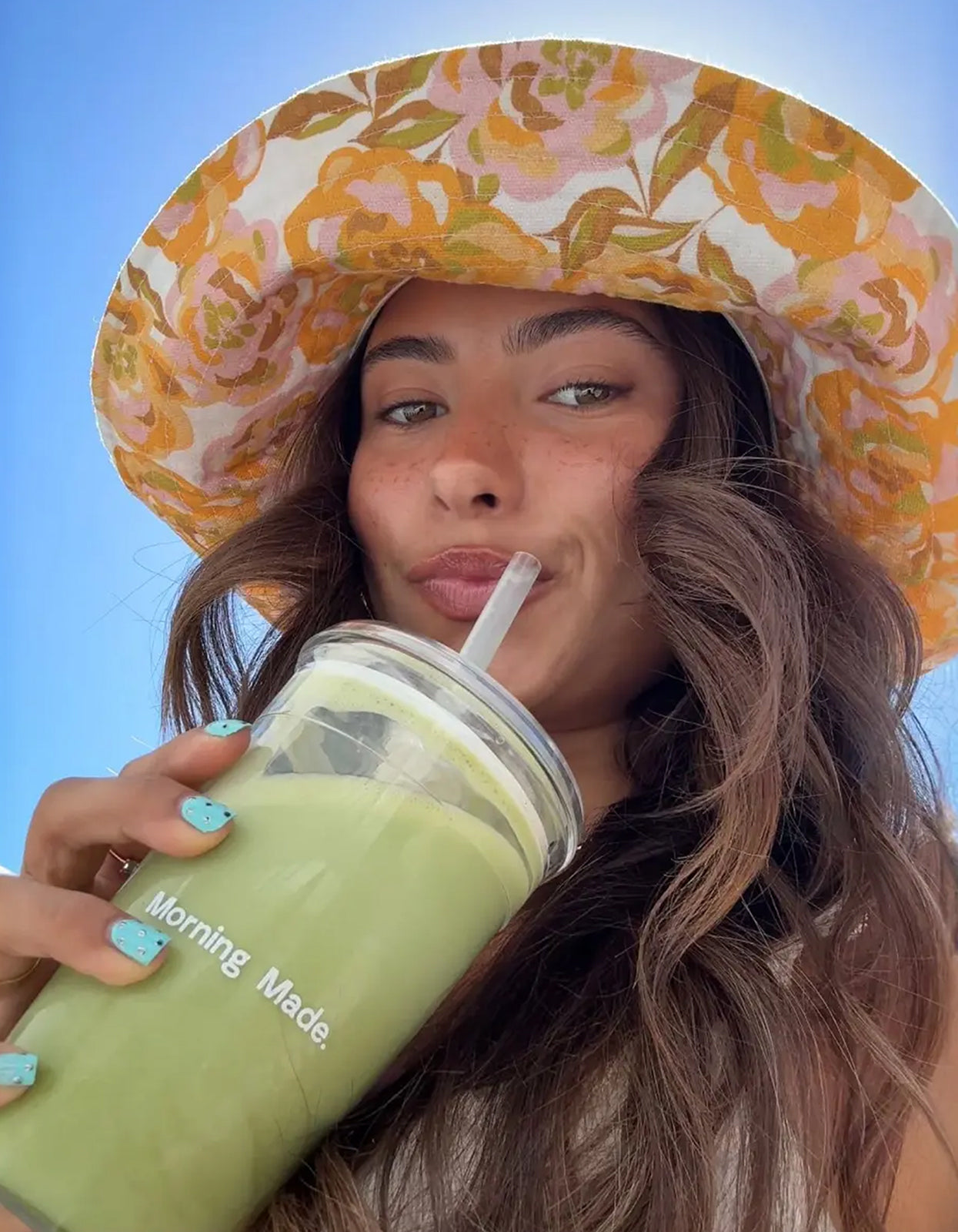 Mango Matcha Latte