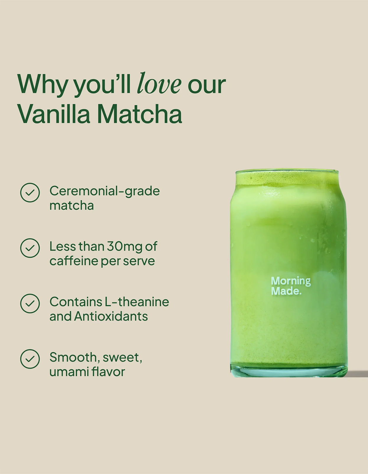 Vanilla Matcha Latte