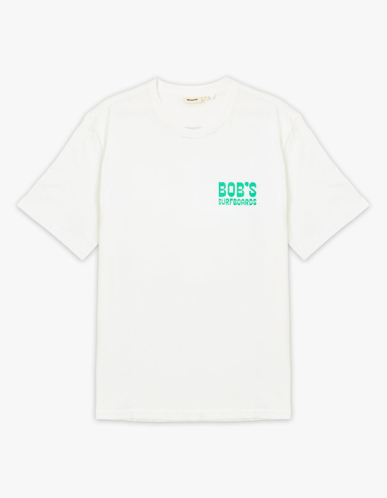 Pinched Rails Tee - White