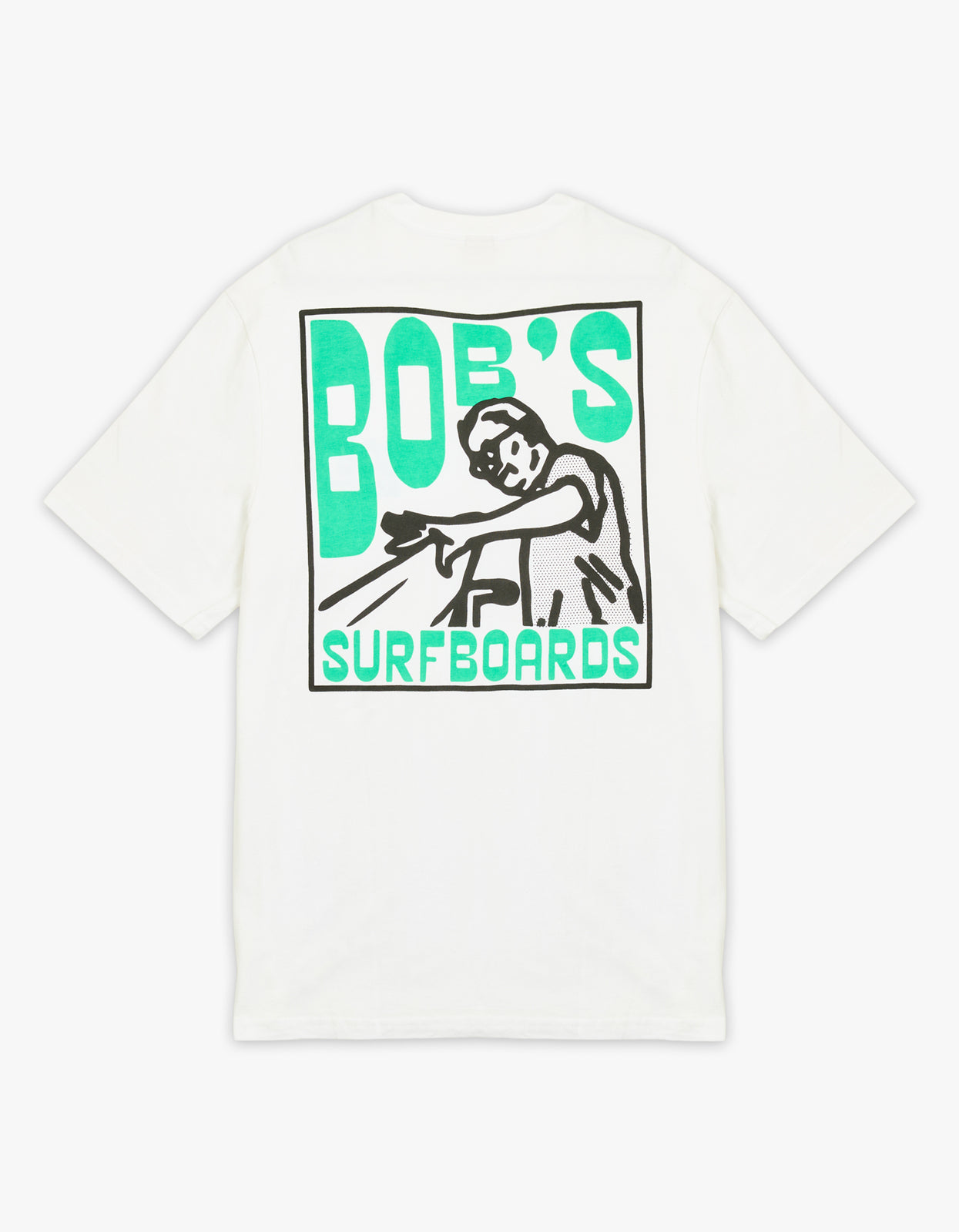 Pinched Rails Tee - White