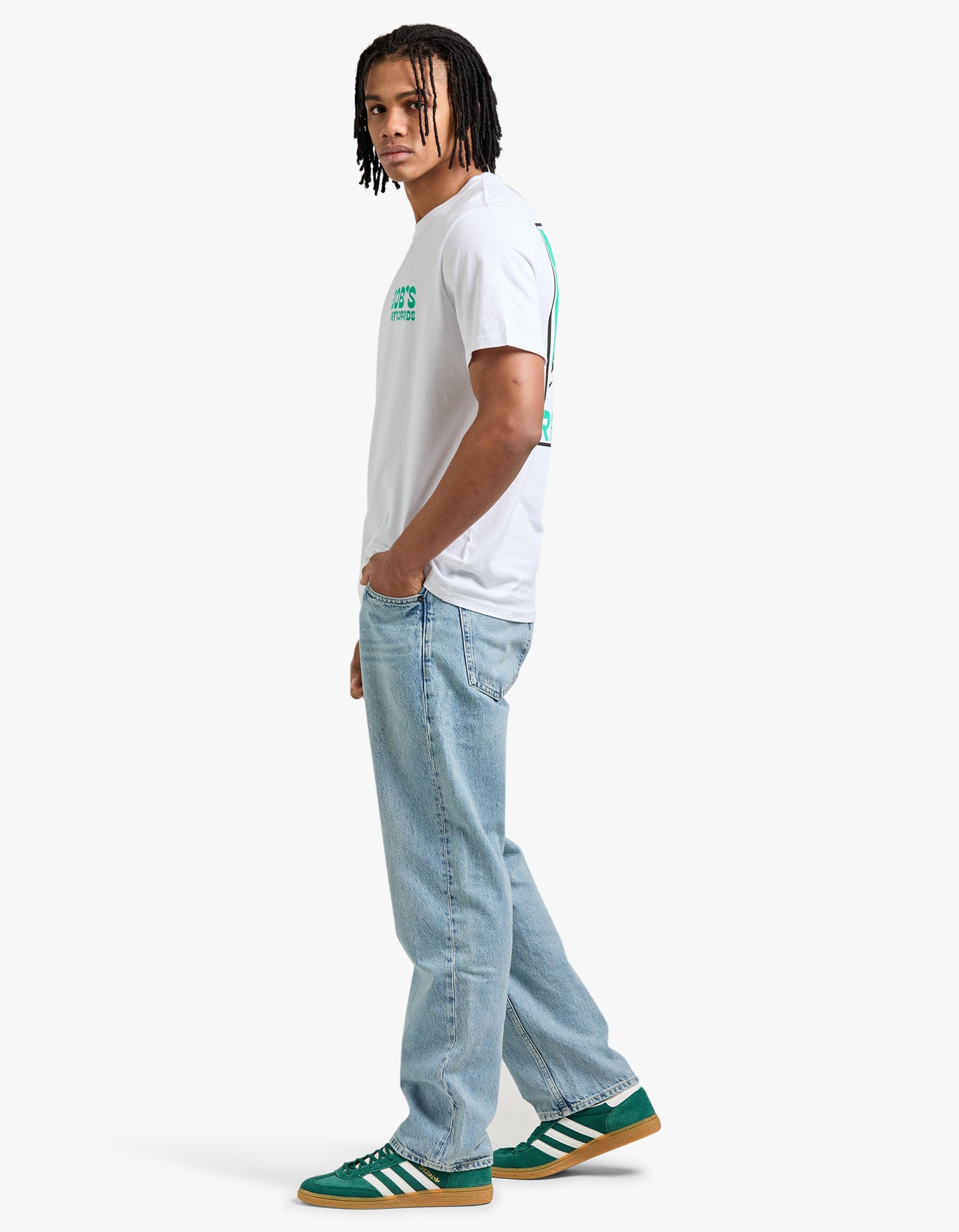 Pinched Rails Tee - White