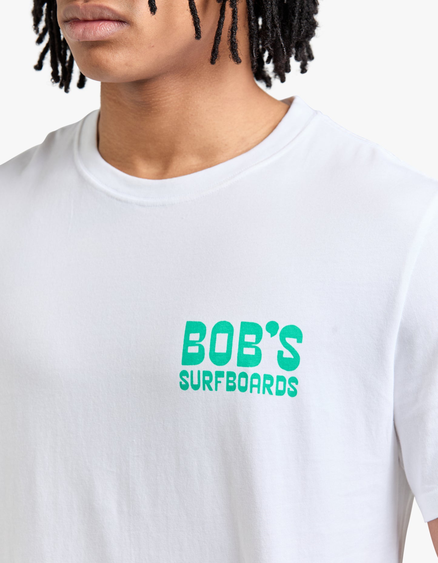 Pinched Rails Tee - White