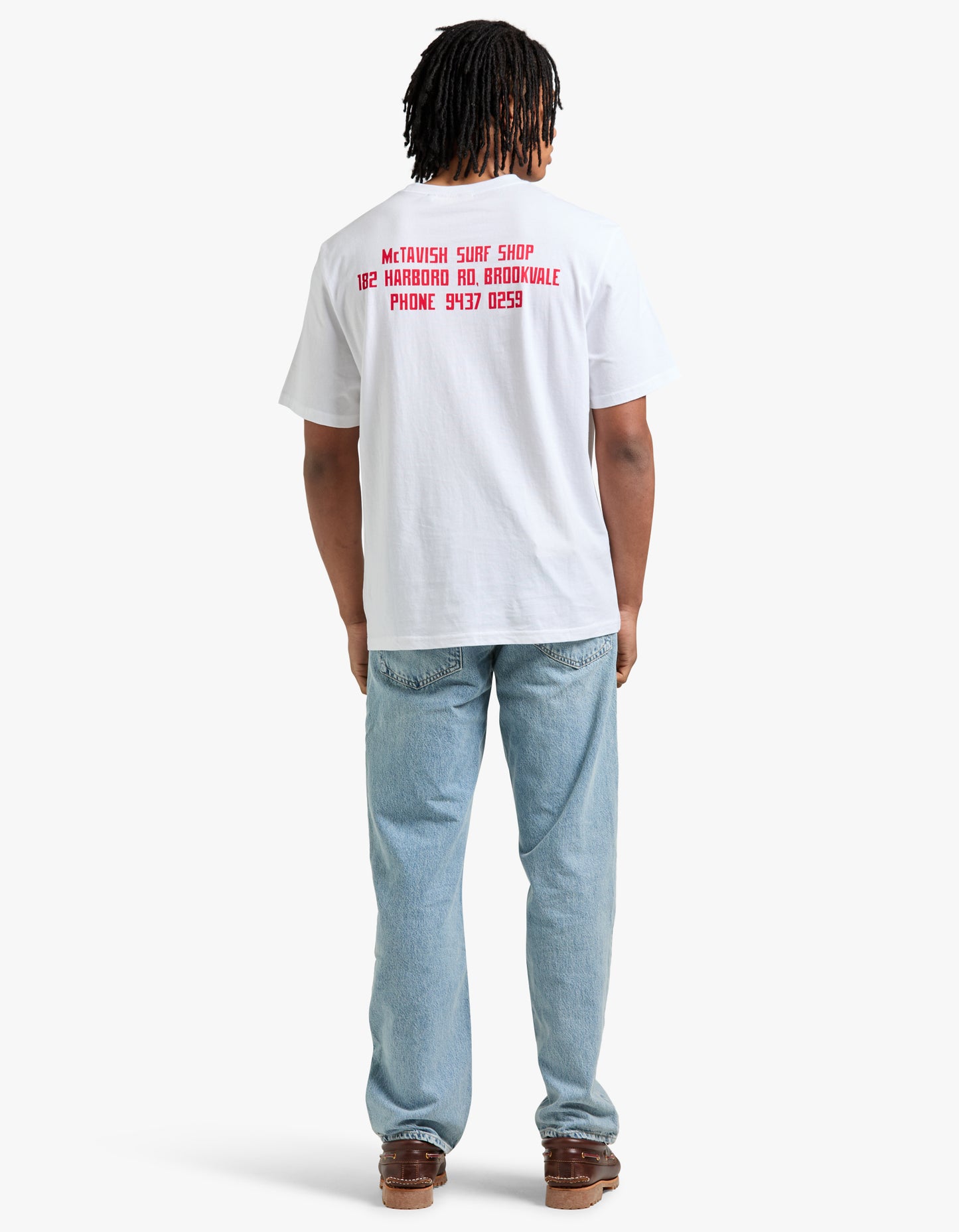 Brookvale Surf Shop Tee - White