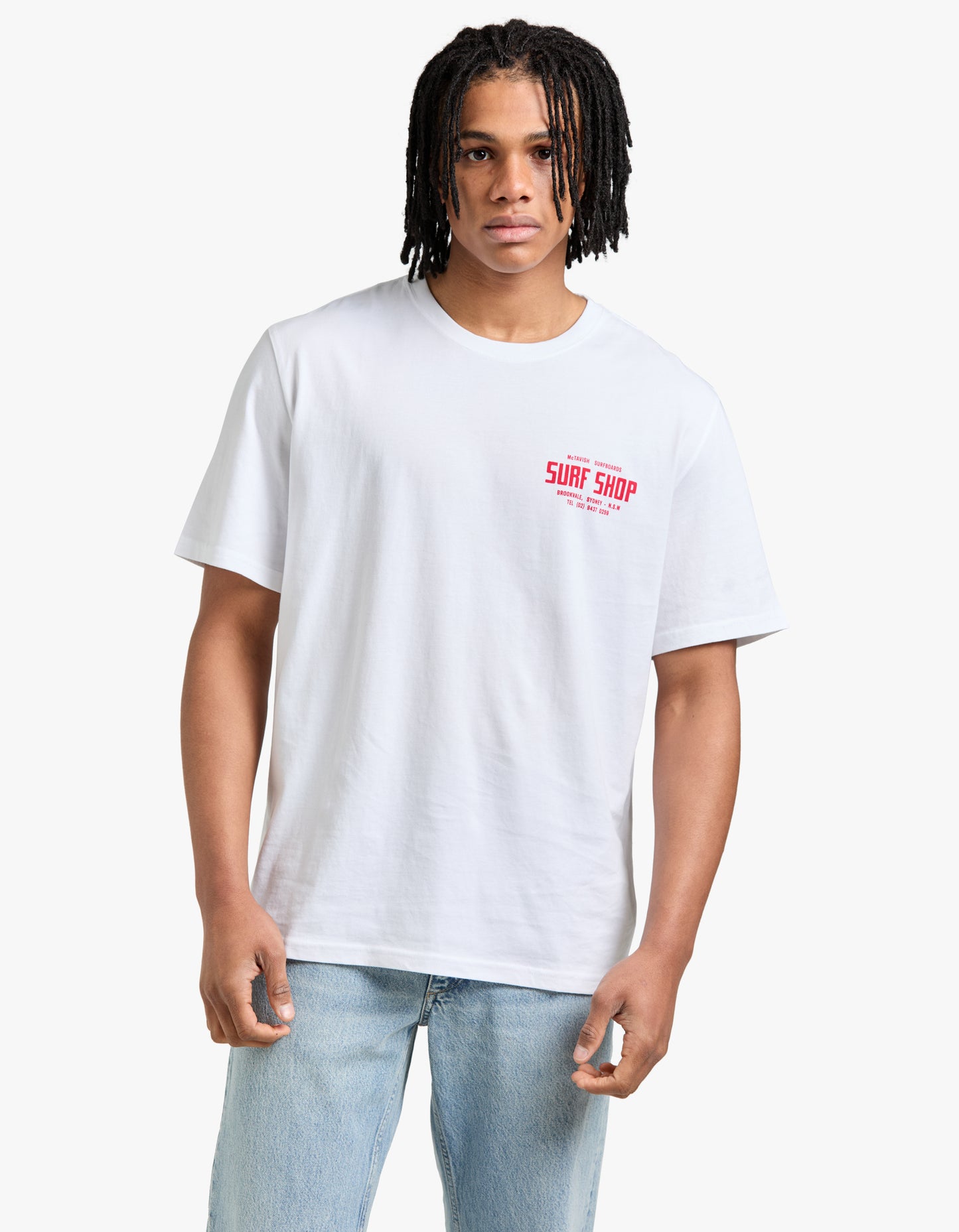 Brookvale Surf Shop Tee - White