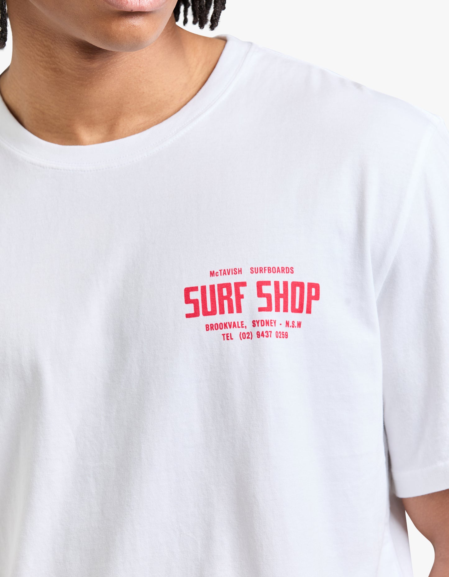 Brookvale Surf Shop Tee - White