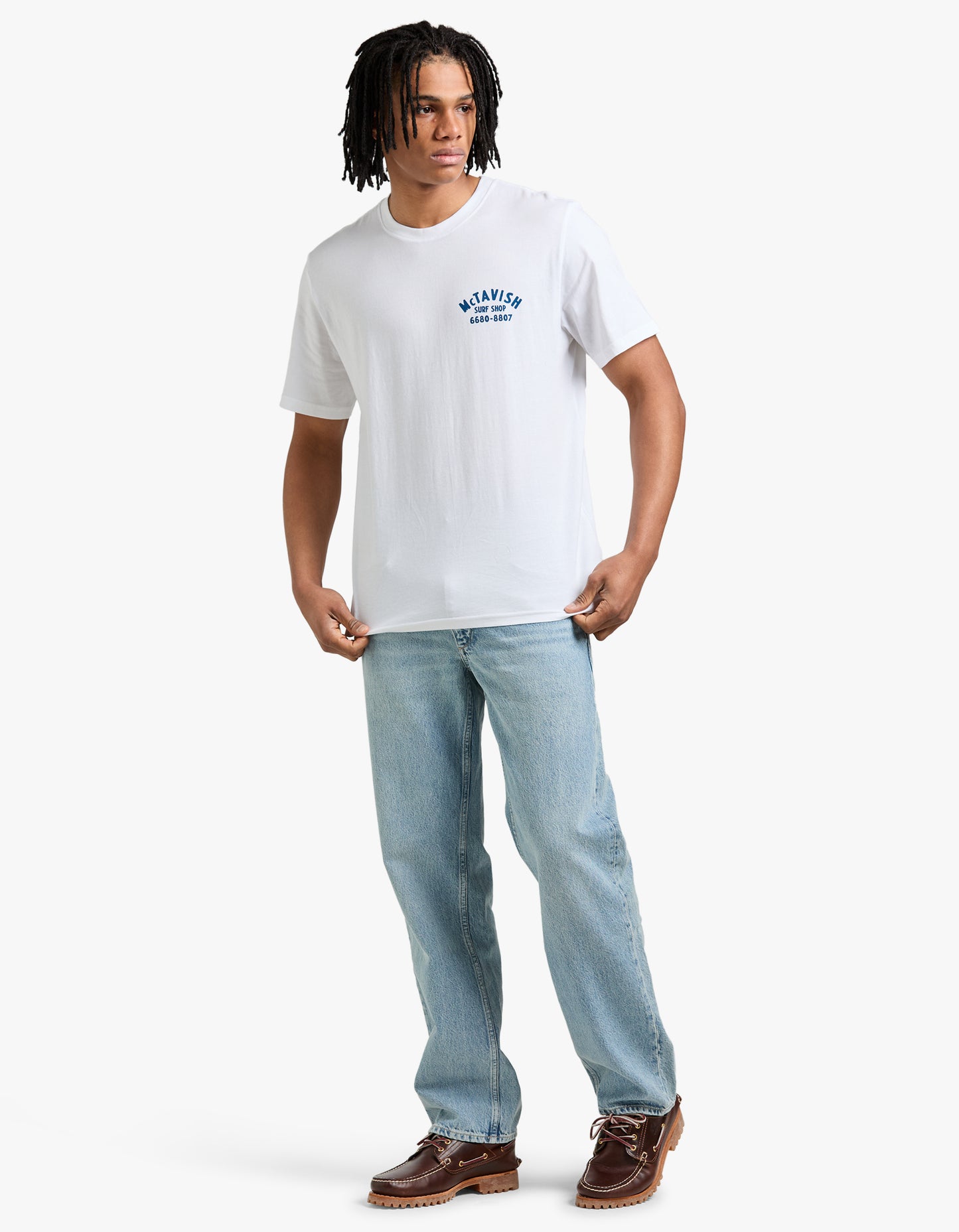 Byron Bay Surf Shop Tee - White