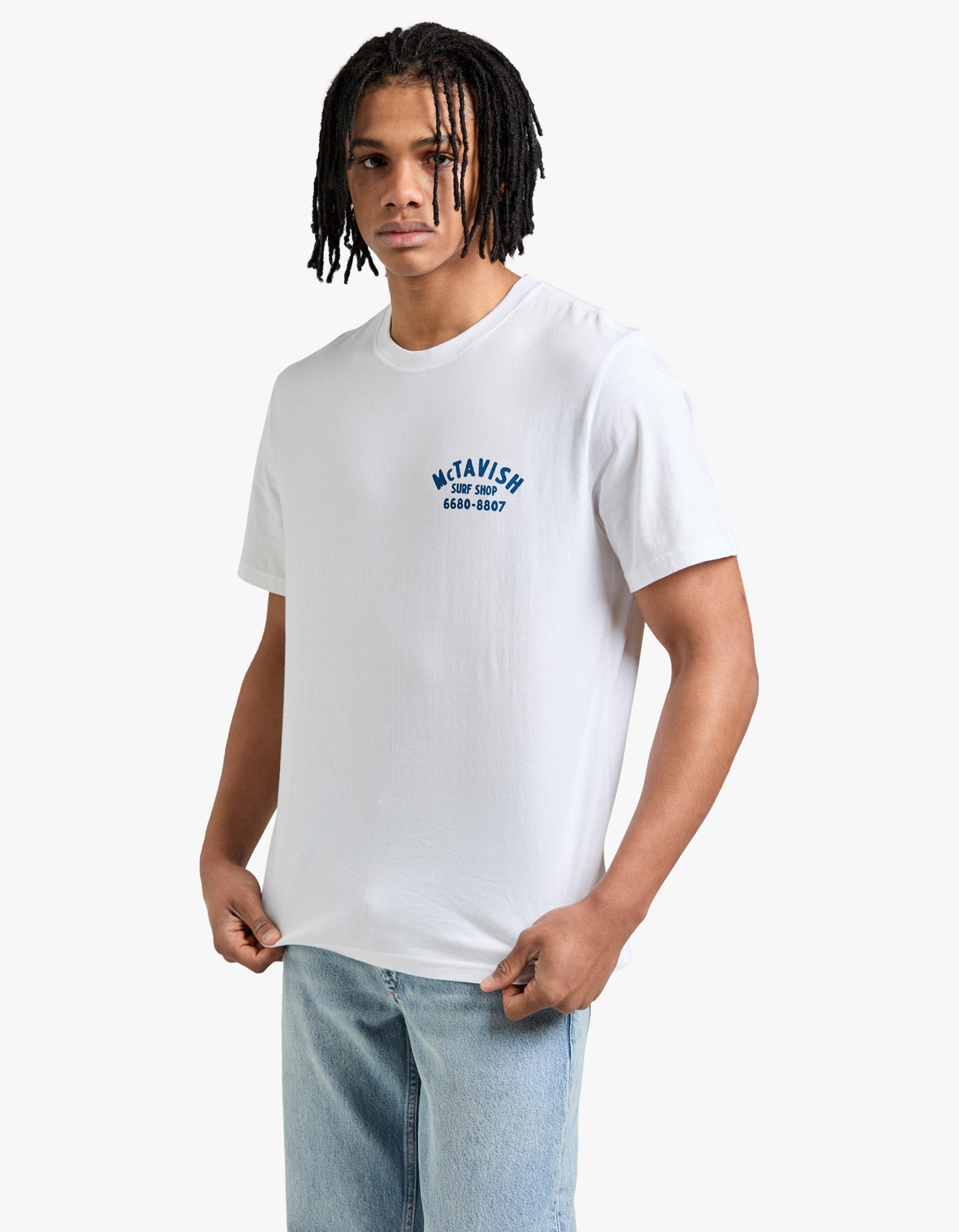 Byron Bay Surf Shop Tee - White