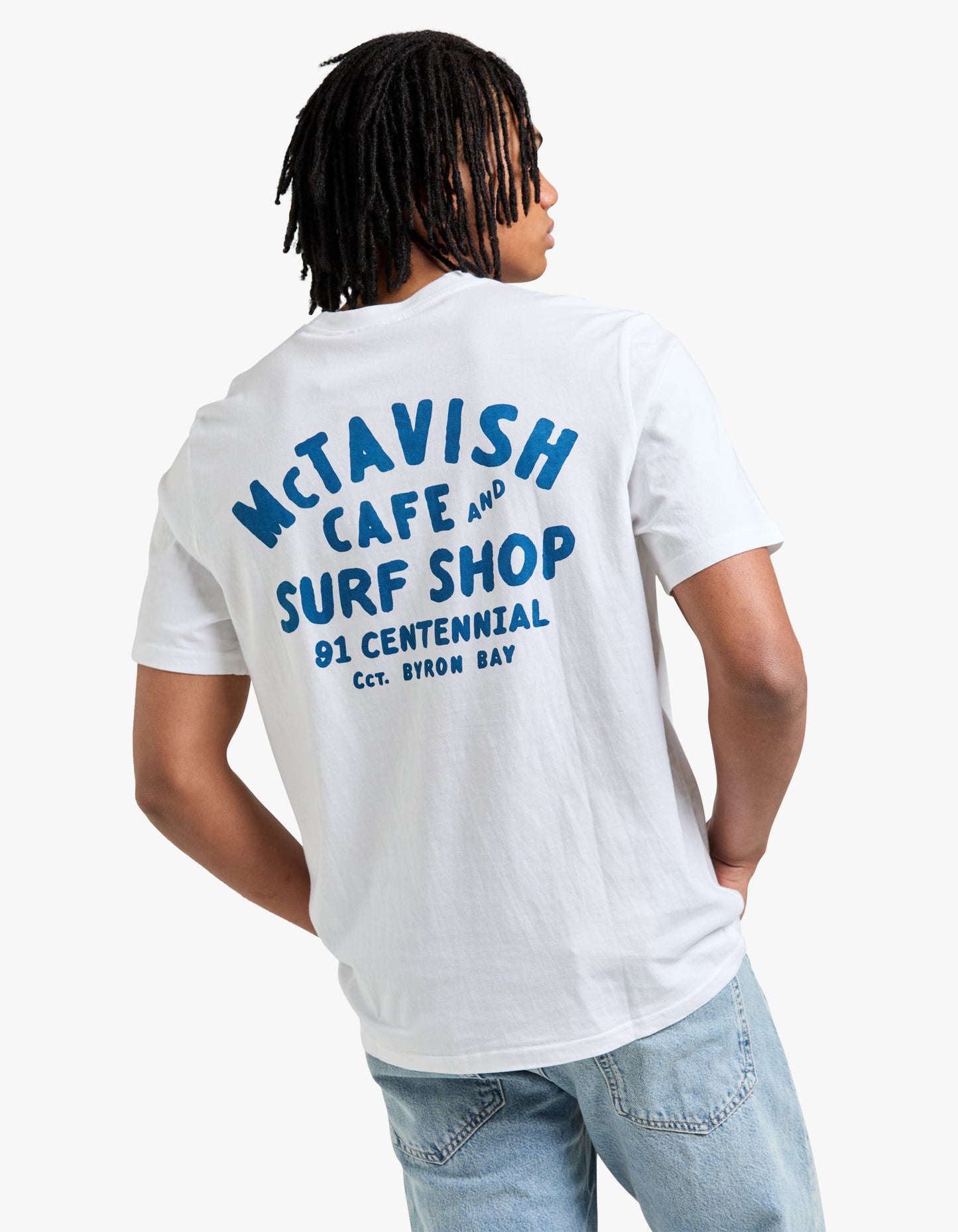 Byron Bay Surf Shop Tee - White