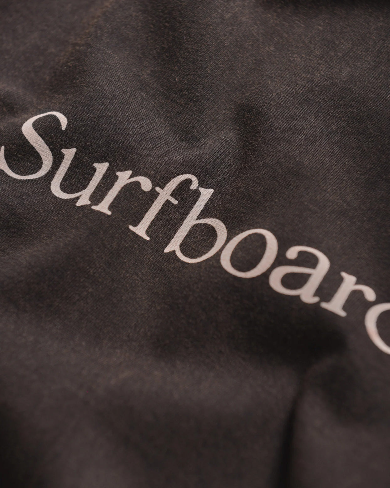 Boxy Serif Tee - Black