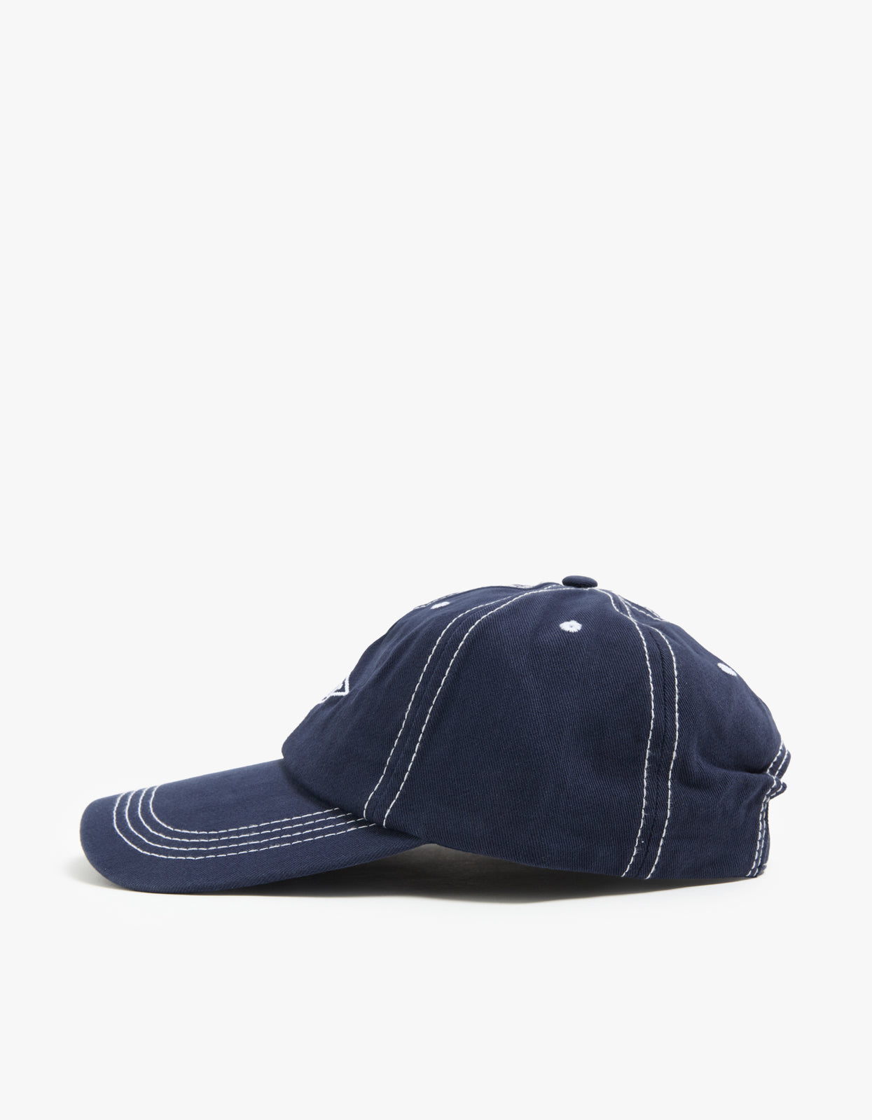 Stitched Diamond Cap - Dark Blue
