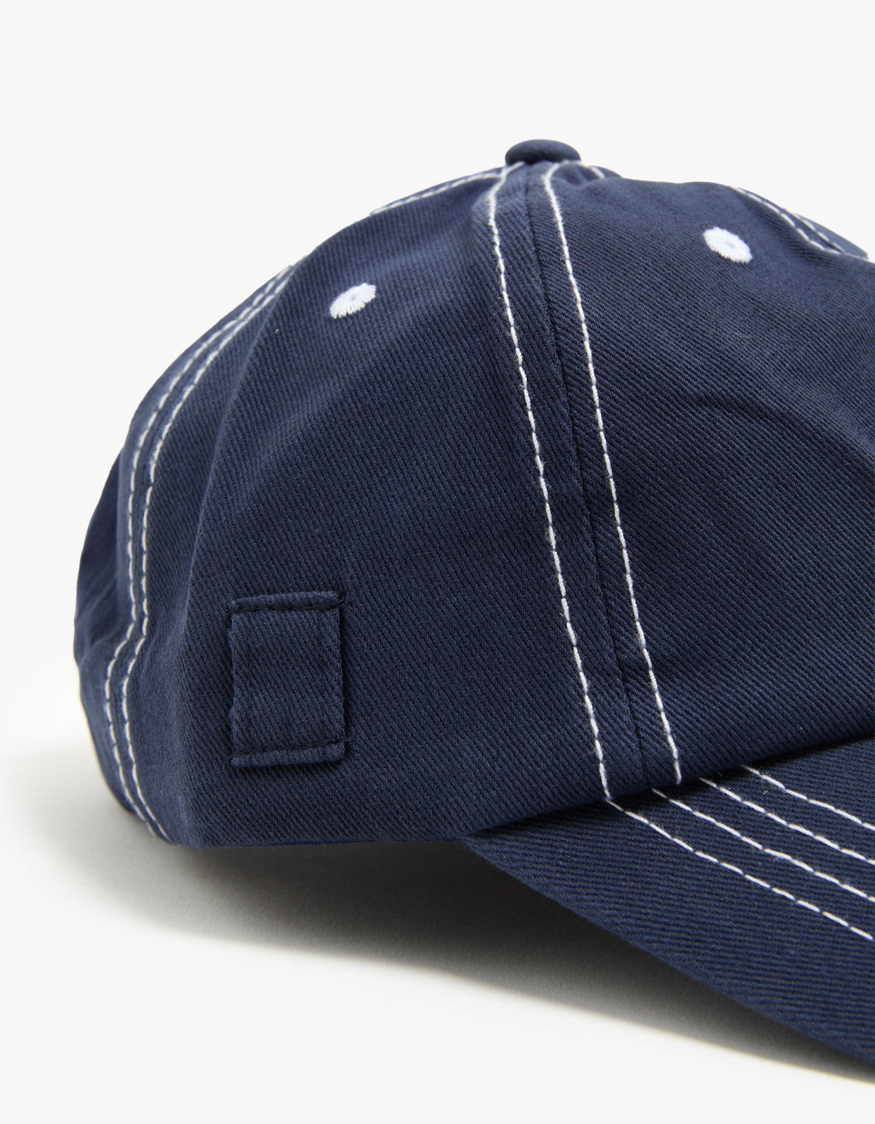 Stitched Diamond Cap - Dark Blue