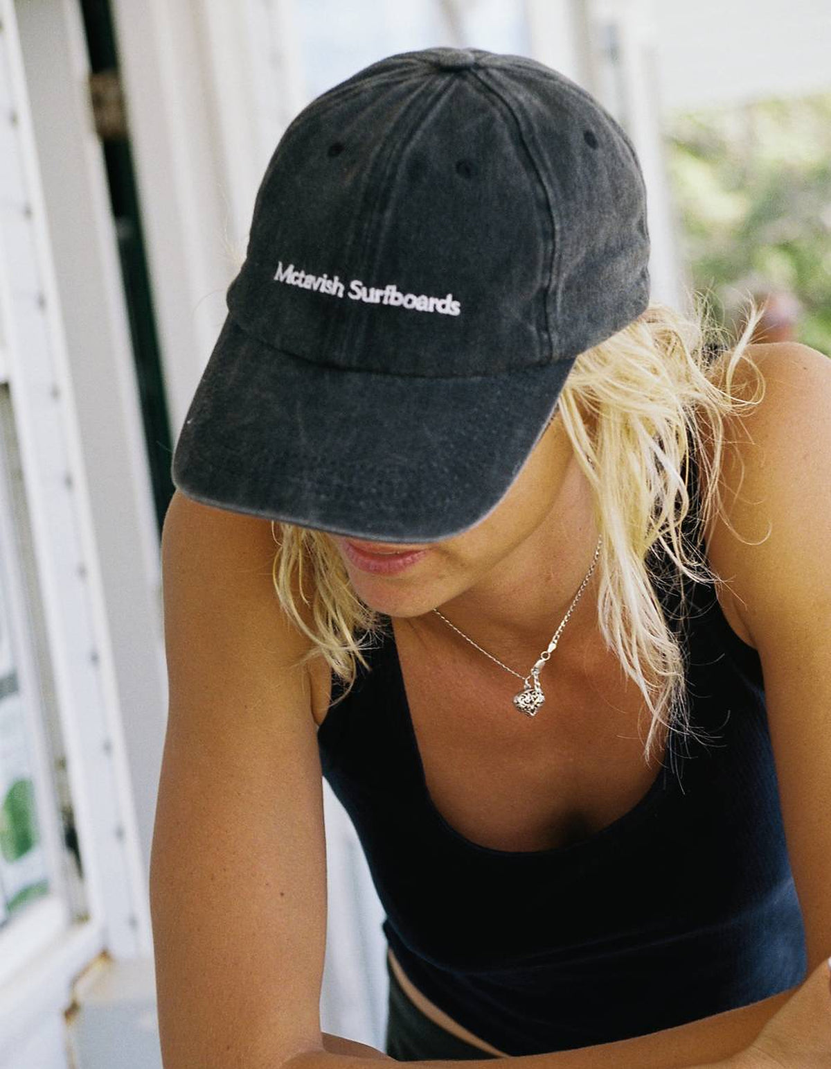 Serif Cap - Black