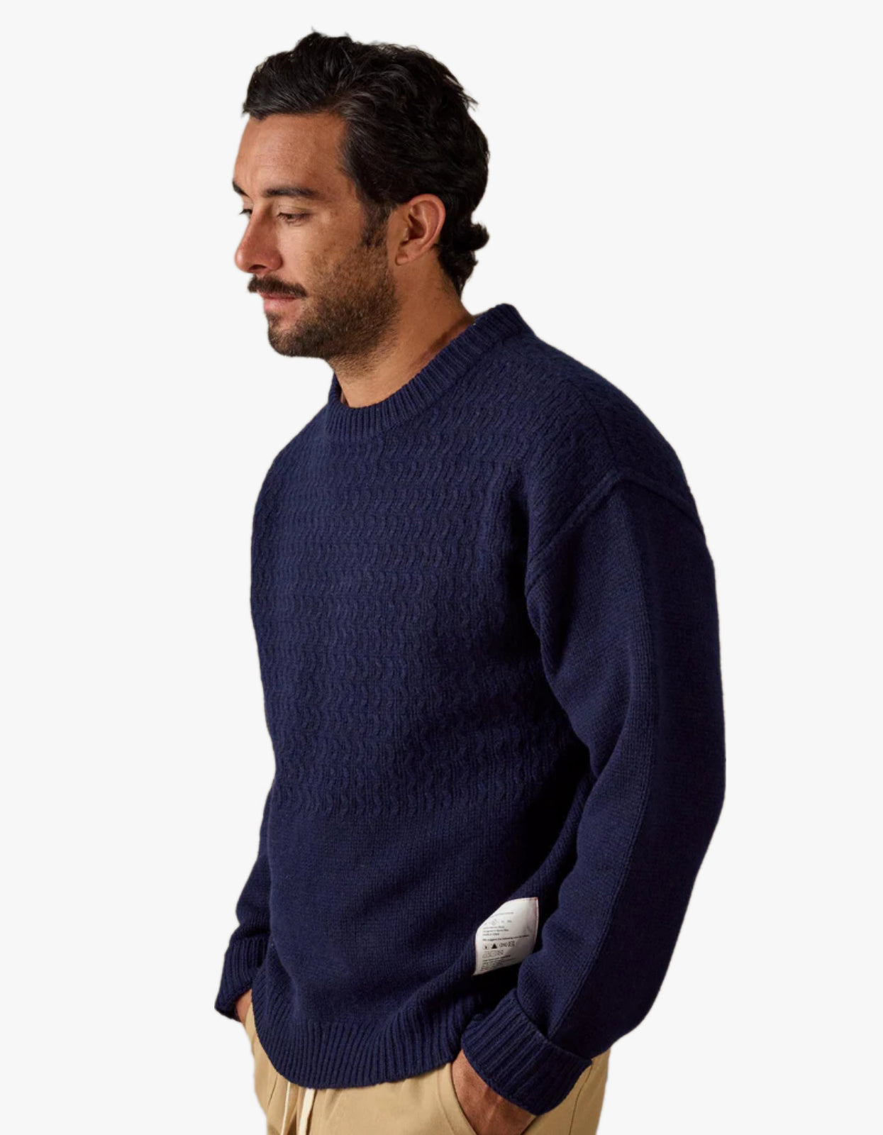 4-Way Merino Knit - Dark Blue