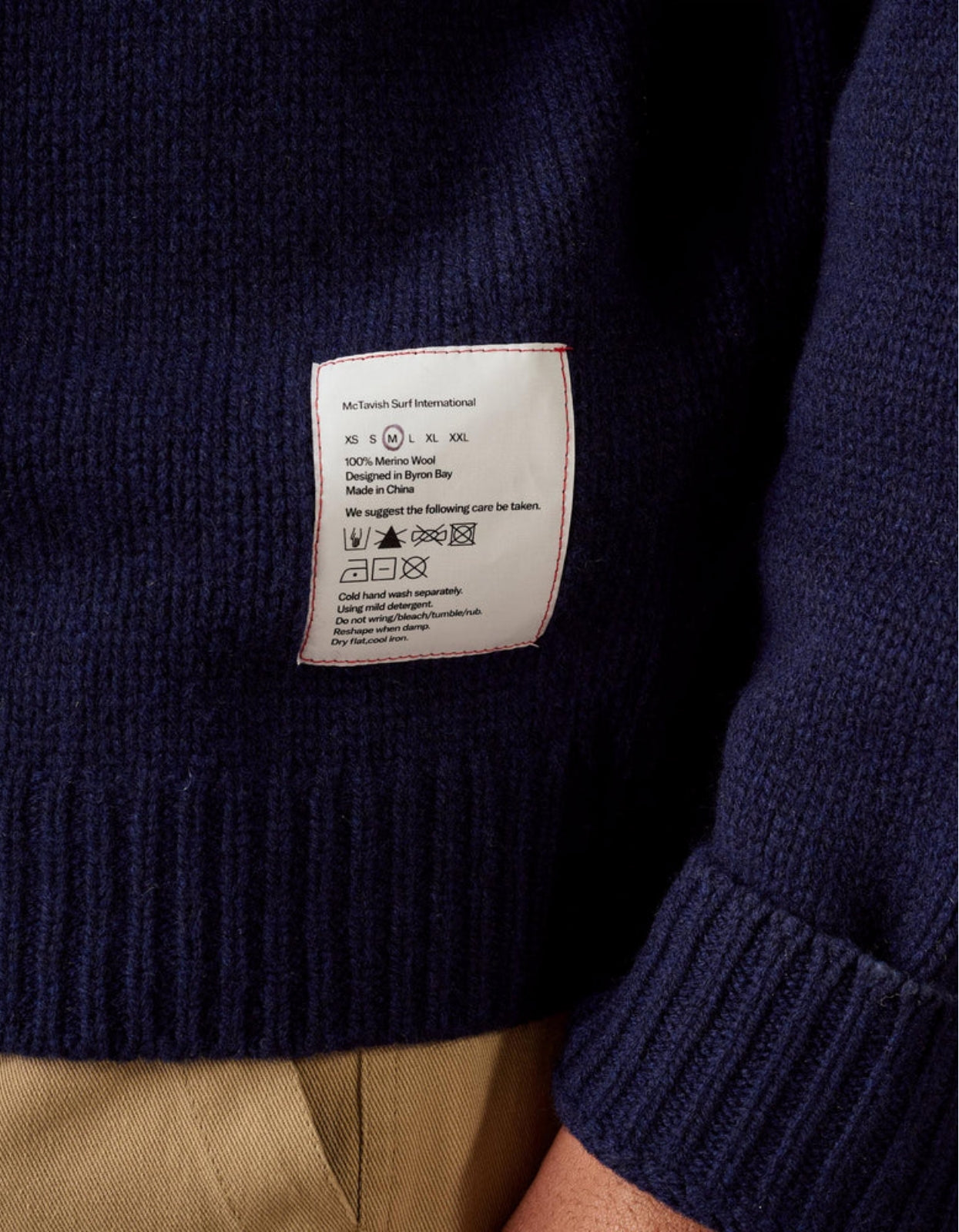 4-Way Merino Knit - Dark Blue