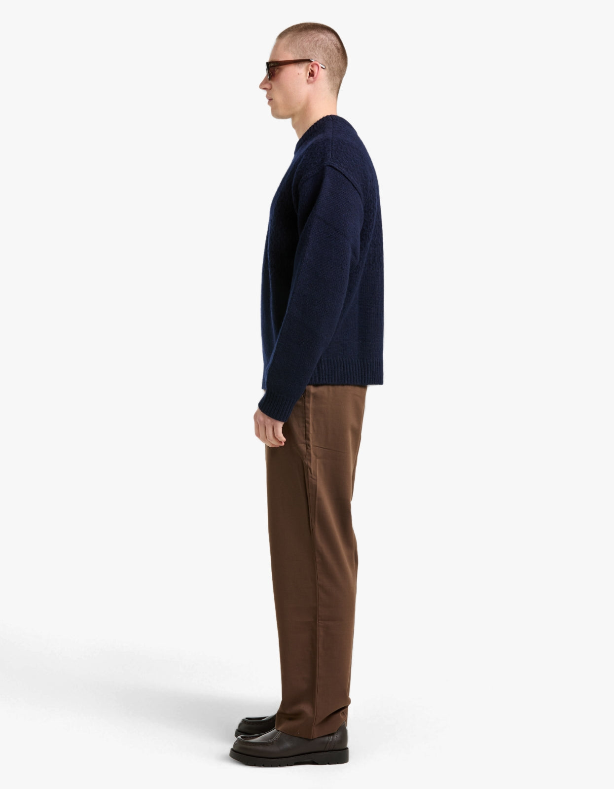 4-Way Merino Knit - Dark Blue