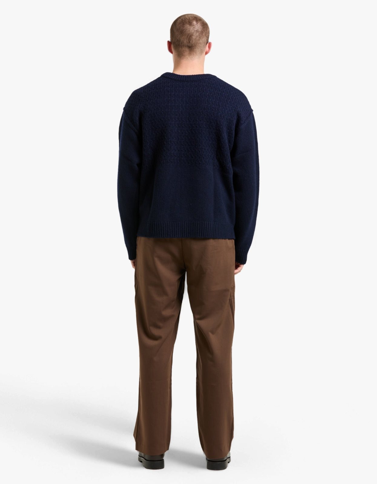 4-Way Merino Knit - Dark Blue