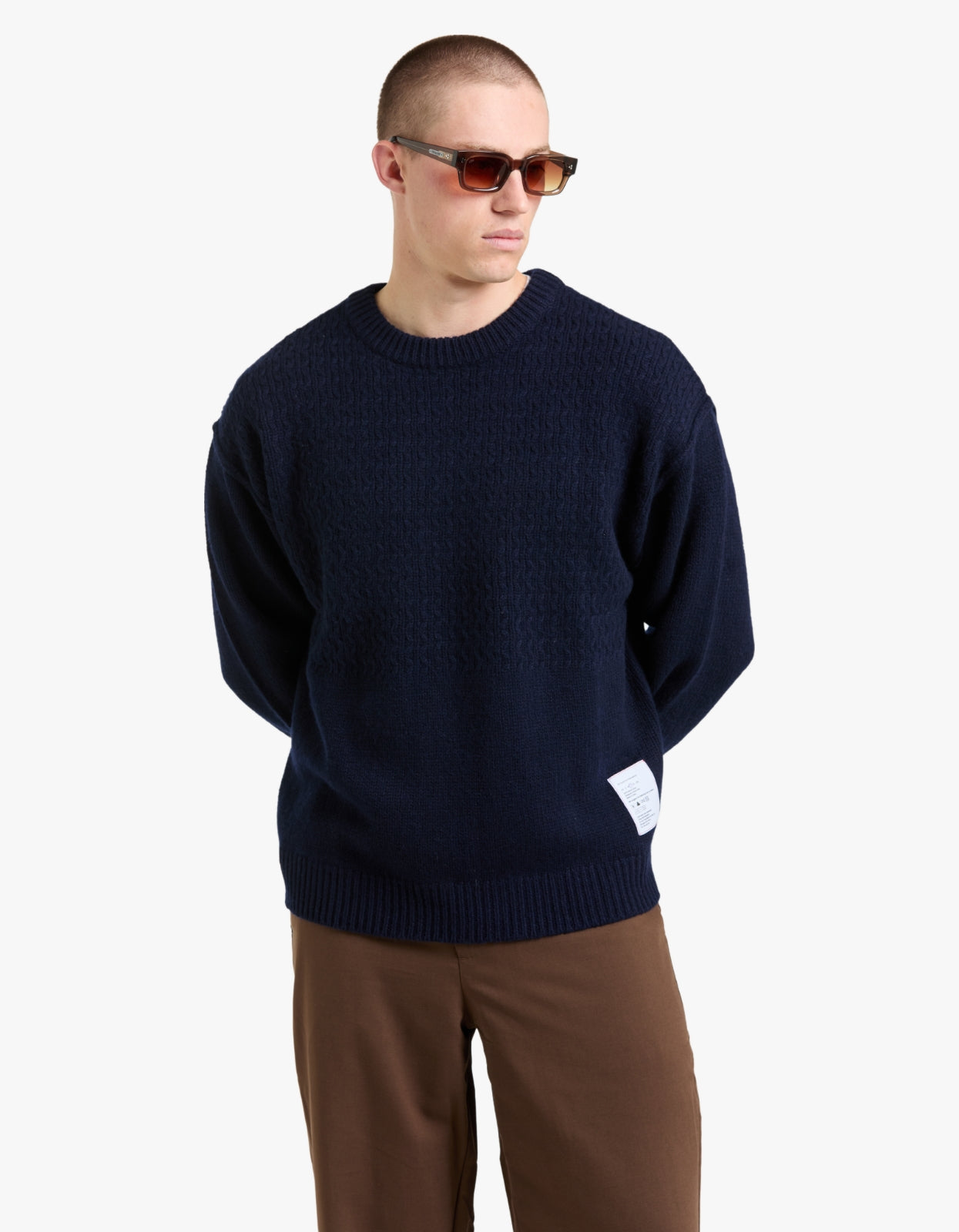 4-Way Merino Knit - Dark Blue