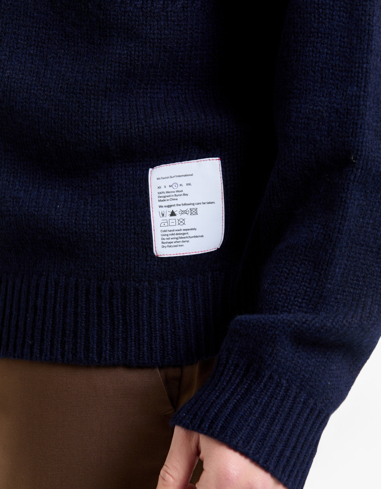 4-Way Merino Knit - Dark Blue