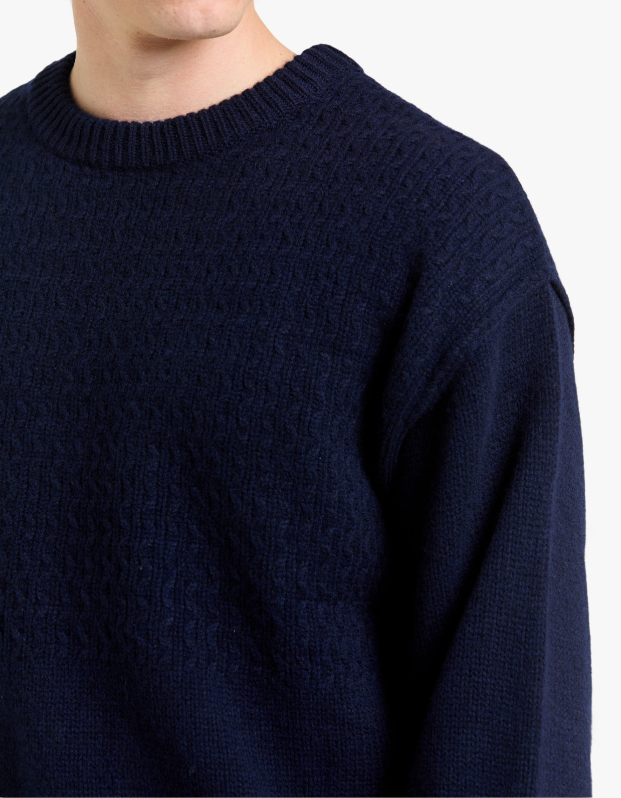 4-Way Merino Knit - Dark Blue