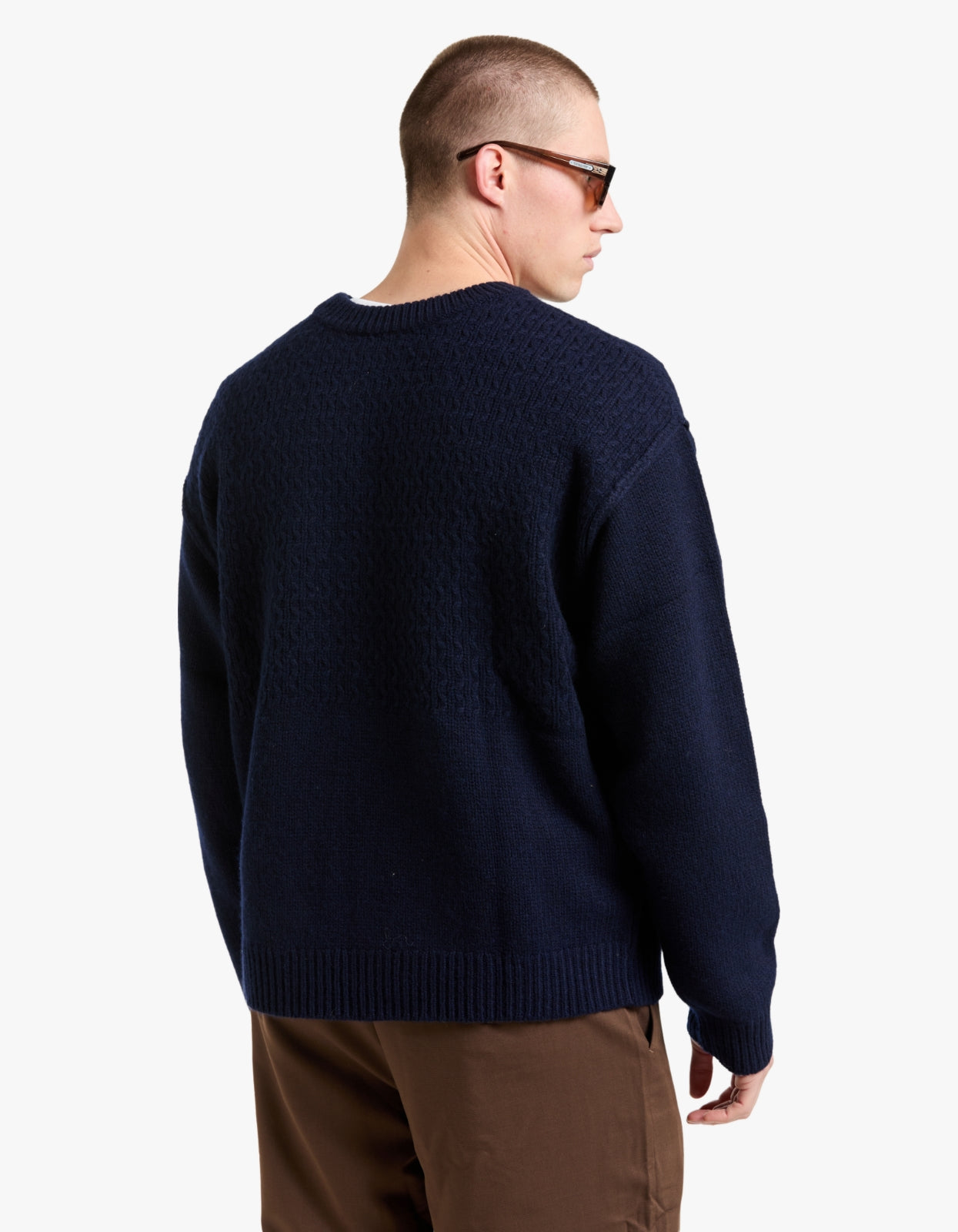 4-Way Merino Knit - Dark Blue