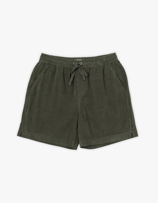 Cord Shorts - Slate