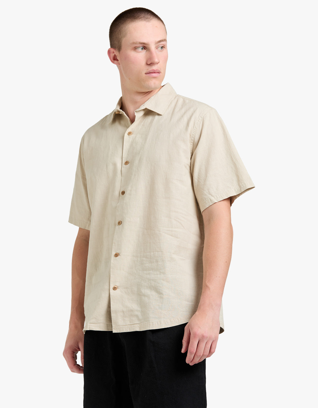 Hemp Shirt - Light Tan