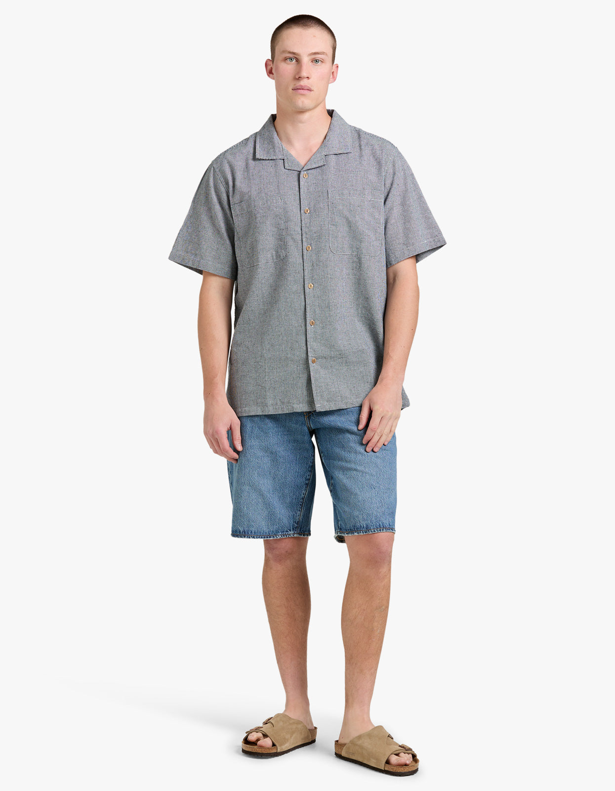 Camp Collar Shirt - Black Multi