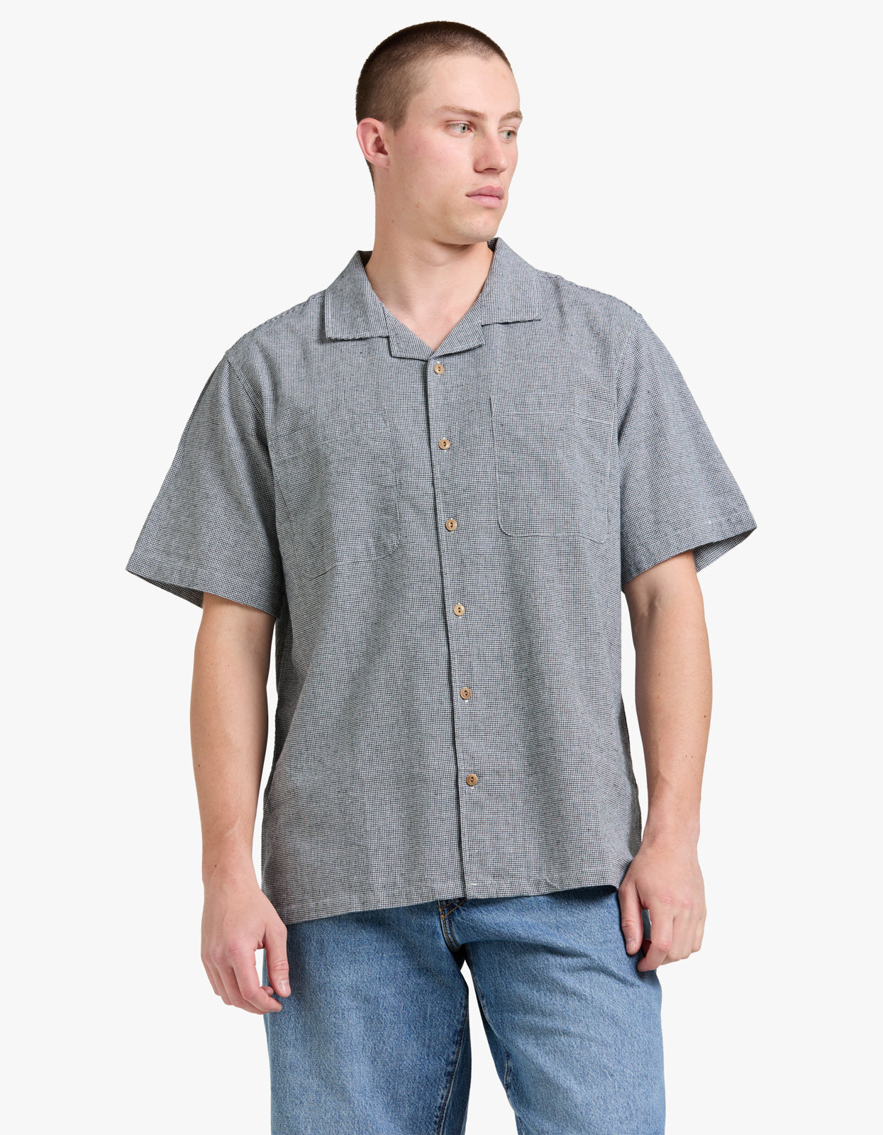 Camp Collar Shirt - Black Multi