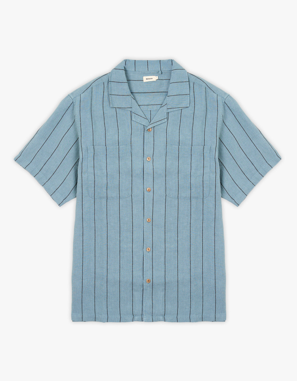 Linen Stripe Shirt - Blue Multi